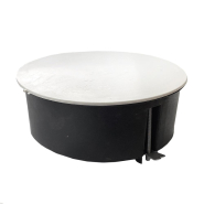 Коробка розподільна під гіпсокартон d 100 мм, з кришкою