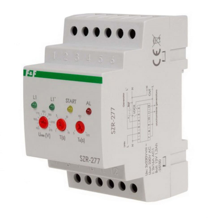 Автоматический ввод резерва F&F SZR-277, 1ф, 16А, реле питания