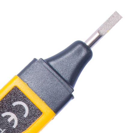 Индикатор-тестер E.NEXT e.tool.test.09, AC/DC 70-250 В, контакт/бесконтакт, 140х3, прямой шлиц, t001109