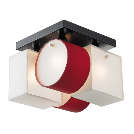 Люстра ALTALUSSE INL-9252C-4 White & Red - 1