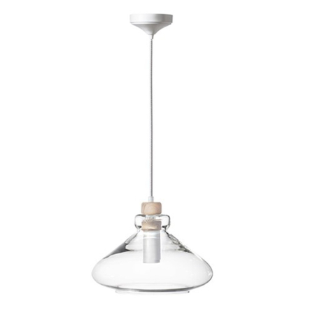 Подвес Vesta VETRO 58221, h=25/250 cм, d=25,5 см, 1*60Вт, Е-27, colorless - 1