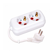 Удлинитель Horoz Electric 2-Gang Socket 2 гнезда 16А 5м, с заземлением, 200-205-201