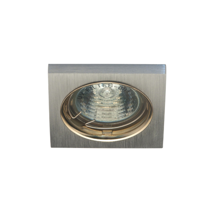 Светильник точечный Feron DL1017, MR16, GU5.3, 50W, матовый хром/золото - 1