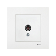 Розетка телевізійна кінцева VIKO KARRE, 90960010, білий