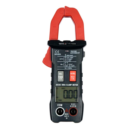 Мультиметр TRUE RMS электрических параметров YATO YT-73093 и температура SC/DC 0-600A -30- 1000грд.ц.