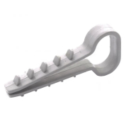 Дюбель-ялинка, затискач, для плоского кабелю D20мм