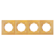 Рамка Nilson Touran четверная универсальна дуб, 24250094