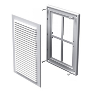 Ґрати вентиляційні Вентс МВ 125 с, 0000222950, ш182*в251мм