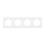 Рамка четверная горизонтальная VIKO KARRE, 90960203, белая