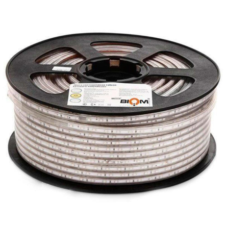Светодиодная лента белая BIOM JL 2835-180 W 220V IP68 18W/m герметичная - 1