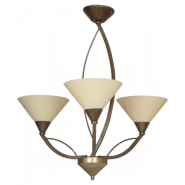 Люстра Nowodvorski 3743, BONA gold III plafon 3*E27, 60W