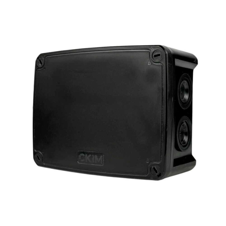 Коробка розподільна СКІМ B1102013, 163х123х68 (К160B), IP66, чорна - 1