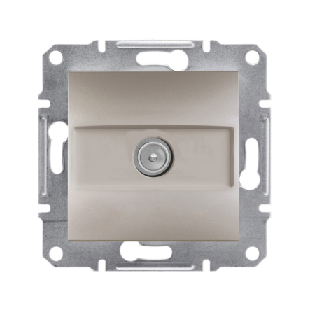 Розетка TV концевая Schneider Electric ASFORA, бронза, ЕРН3200169 - 1
