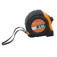 Рулетка Sturm 3м x 16мм обрезиненная с магнитом, 3100401