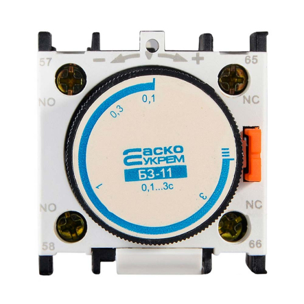 Блок задержки АСКО-УКРЕМ БЗ-11 (задержка 0,1-3 сек. при выключении) (LA2-DR0), A0040050001