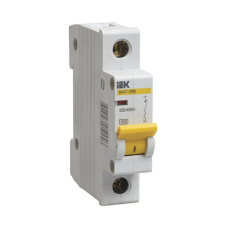 Автоматический выключатель IEK ВА47-29М, 1р, 63А С, MVA20-1-063-C - 1