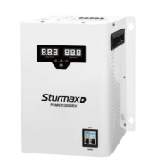 Стабилизатор напряжения Sturmax PSM9312000RV, релейный, 12000 ВA, LED, настенный