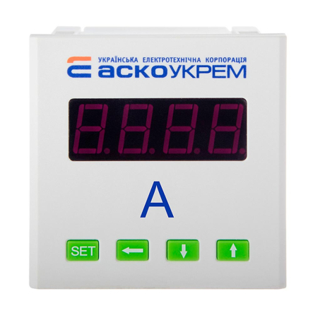Амперметр цифровий АСКО-УКРЕМ ЦА-7, 5А АС 72х72, A0190010125 - 1