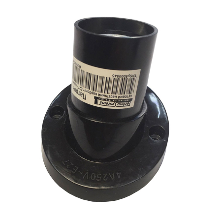 Патрон угловой настенный карболитовый Е27, черный, TNSy, 5000845