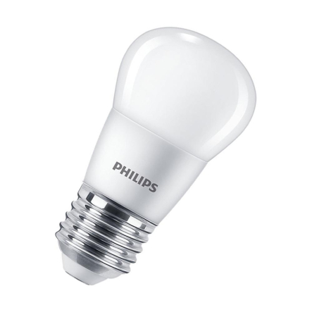 Лампа світлодіодна Philips 6 Вт, 4000K, E27, 220 В, P45 - 1