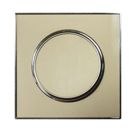 Выключатель 1-кл, RIGHT HAUSEN LAURA золото HN-015018 - 1