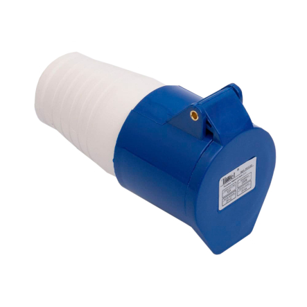 Розетка переносна TAKEL 213, 16А, 220В, 2P+E, IP44, 503202 - 1