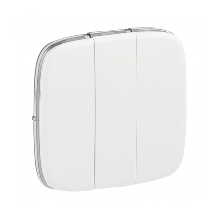 Клавіша 3-кл. вимикача Legrand Valena Allure, 755035, білий - 1
