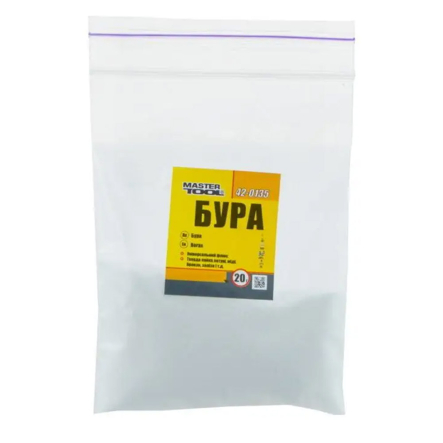 Флюс для паяння MASTERTOOL високотемпературний "Бура" 20 г, 42-0135 - 1