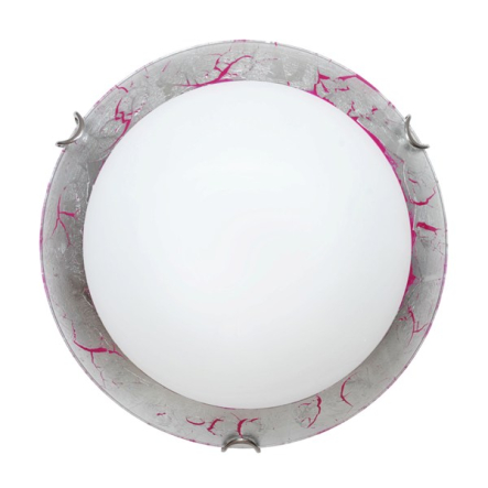 Светильник настенно-потолочный ДеКоРа, Мечта, Е27, 3х60 Вт, ⌀400, серебро, 45734 - 1