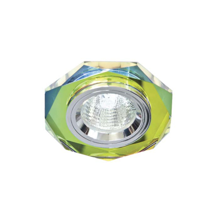 Светильник точечный Feron 8020-2, MR16, GU5.3, 5-мультиколор, серебро - 1