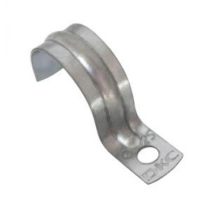 Скоба оцинкованная односторонняя d 32 мм, с крепежным отверстием 6,5мм - 1