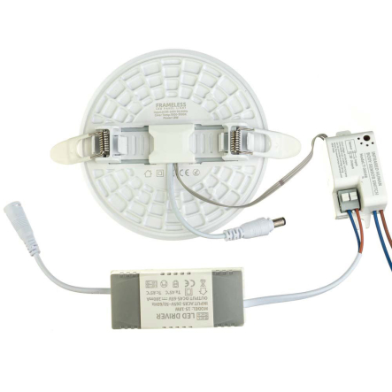 Светодиодный светильник с датчиком AVT-SENSOR ROUND ESTER-9W, 9W, 5000K, IP40, 90мм, 1022816