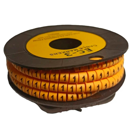 Маркировка кабельная Techno Systems МК1 1,5-2,5мм2 символ "1" 1000шт/ролл, TNSy5502419 - 1