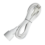 Удлинитель VIOLUX&amp;nbsp;920610, 5&amp;nbsp;м, 12&amp;nbsp;А, AC&amp;nbsp;230&amp;nbsp;В, 2*0,75&amp;nbsp;кв.мм., без заземления, белый