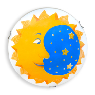 Светильник настенно-потолочный ДеКоРа, Месяц, Е27, 2х60W, ⌀300 мм, 48310