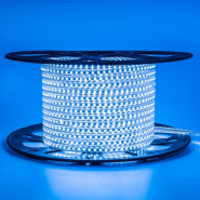 Светодиодная лента синяя 220V smd2835 120led/м 6W/м IP65 AVT