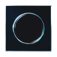 Вимикач 1-кл. RIGHT HAUSEN LAURA чорний HN-015012