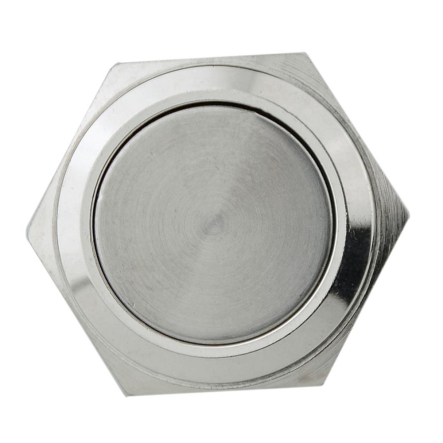 Кнопка металлическая плоская АСКО-УКРЕМ TYJ 16-211, 1NO+1NC, A0140010088