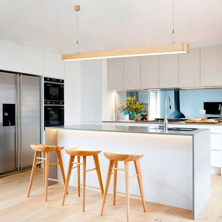 Светильник линейный LAGUNA Lighting 1200*80мм, 24W LED Edison, 4000K, имитация дерева, Сосна