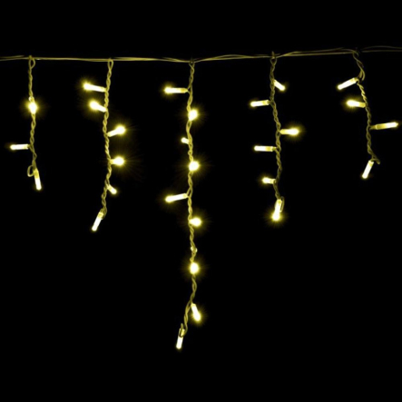 Гирлянда внешняя DELUX, ICICLE, 120LED, 2x0,9м, желтая/белая, IP44 - 1