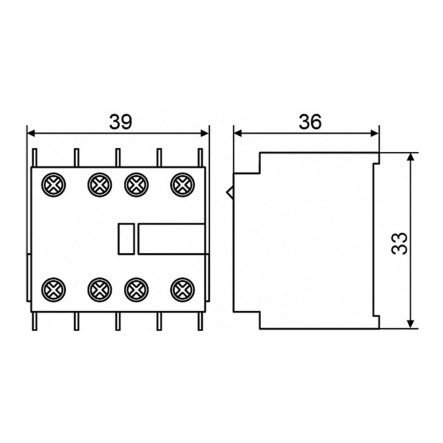 Контакт дополнительный АСКО-УКРЕМ для ПМ-0 ДК(ПМ0)-02 (LA1-KN02), A0040050054