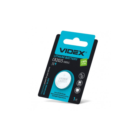 Батарейка літієва VIDEX CR2025, 22760 - 1
