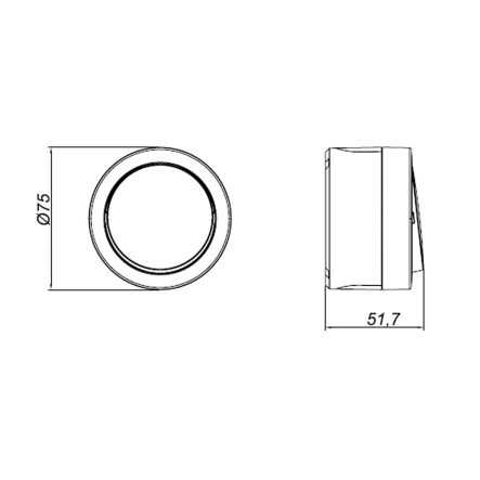 Выключатель HOROZ xOne 1кл накладной, IP54, антрацит, 406-250000-200