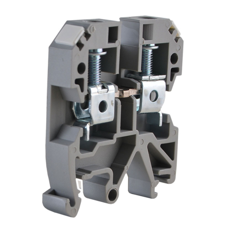 Клеммник винтовой JXB-6х35 серый, АСКО-УКРЕМ, A0130010003