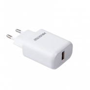 Зарядний пристрій Maxxter WC-QC-AtC-01, USB (Quick Charge 3.0) 5V / 2.4A-9V / 1.2A + Кабель USB-A to Type-C