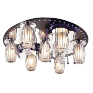 Світильник стельовий ALTALUSSE LV219-07 Black &amp; Chrome