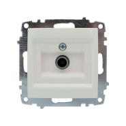 Розетка телевизионная проходная EL-BI Zena (механизм), белая, 609-010200-272