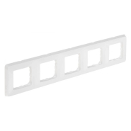 Рамка 5 постов Legrand Cariva, 773655, белая
