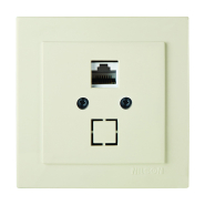 Розетка Nilson Touran комп'ютерна САТ крем, 24121044