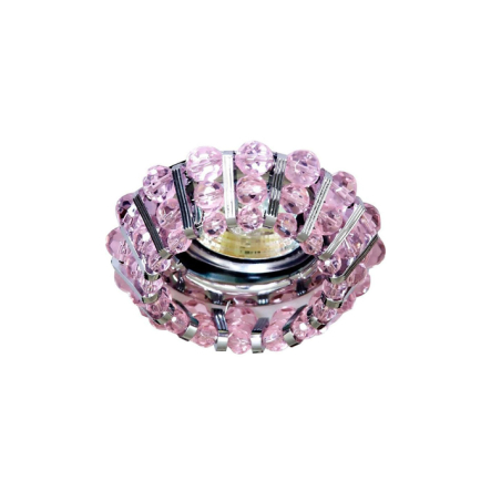 Светильник точечный Feron CD2121, MR16, GU5.3, 50W, розовый/хром - 1